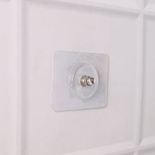 Heavy Duty Transparent Adhesive Wall Hook with Stainless Steel Screw Head (1 Pc)