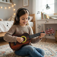 Classic Wooden Ukulele guitar for Kids & Beginners (1 Pc)